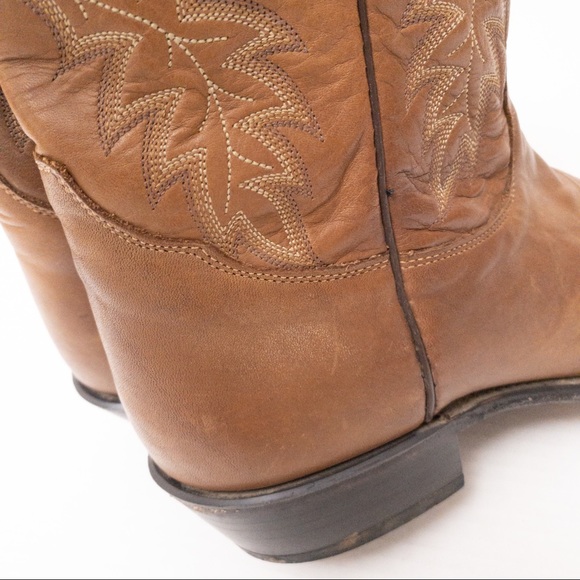 TONY LAMA Men’s Stallion 7901 Cowboy Boots Brown Size 11.5 - Picture 11 of 15